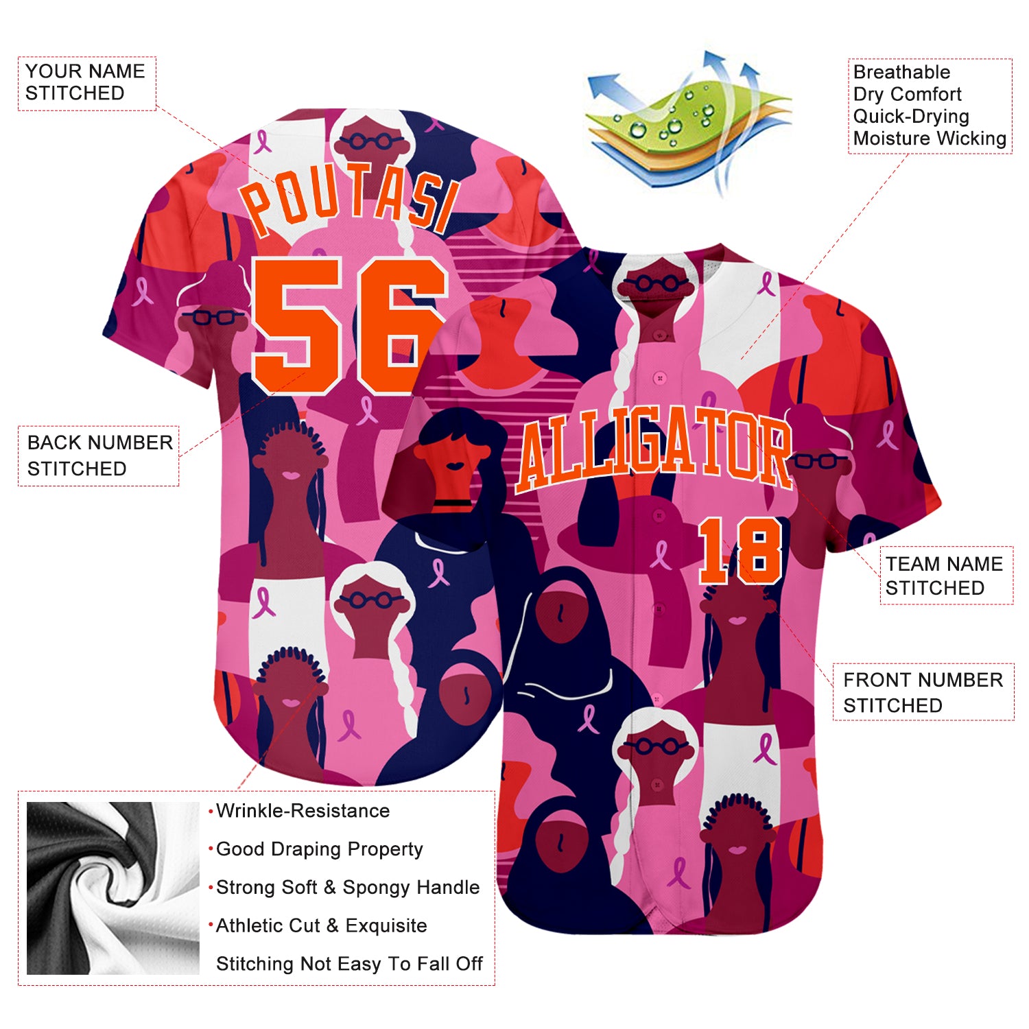 Custom-3D-Pink-Ribbon-Breast-Cancer-Awareness-Month-Women-Health-Care-Support-Baseball-MLB-Jersey-2881