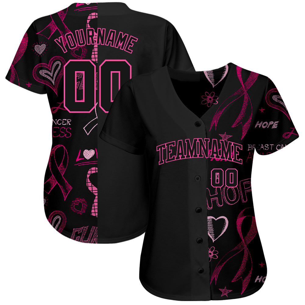 Custom-3D-Pink-Ribbon-Breast-Cancer-Awareness-Month-Women-Health-Care-Support-Baseball-MLB-Jersey-5296