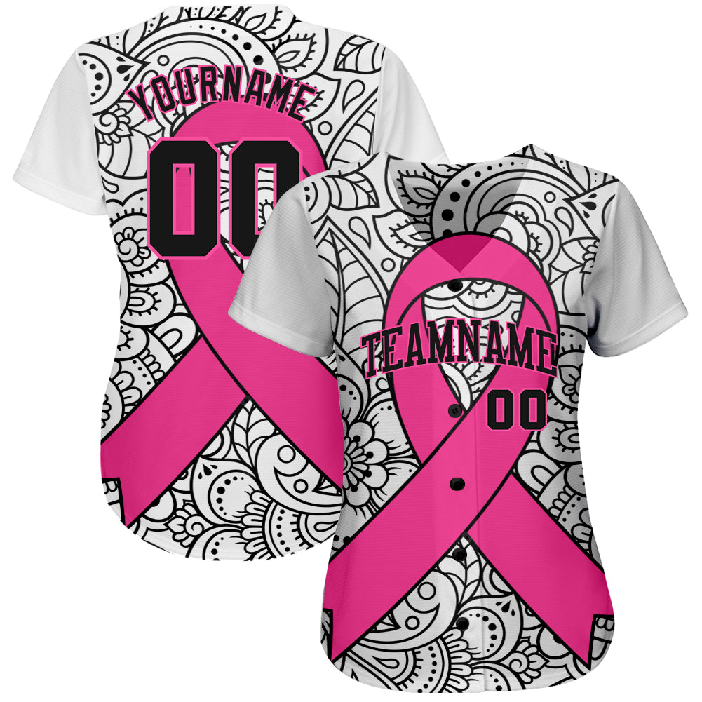 Custom-3D-Pink-Ribbon-Breast-Cancer-Awareness-Month-Women-Health-Care-Support-Baseball-MLB-Jersey-9123