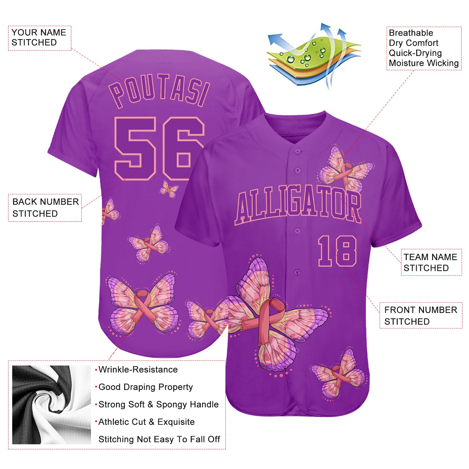 Custom-3D-Pink-Ribbon-With-Butterfly-Wings-Breast-Cancer-Awareness-Month-Women-Health-Care-Support-Baseball-MLB-Jersey-4386