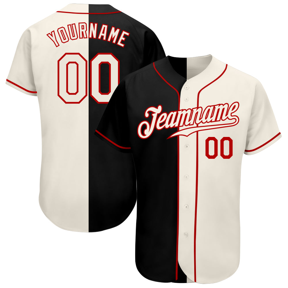 Custom-Black-Cream-Red-Split-Fashion-Baseball-MLB-Jersey-4250