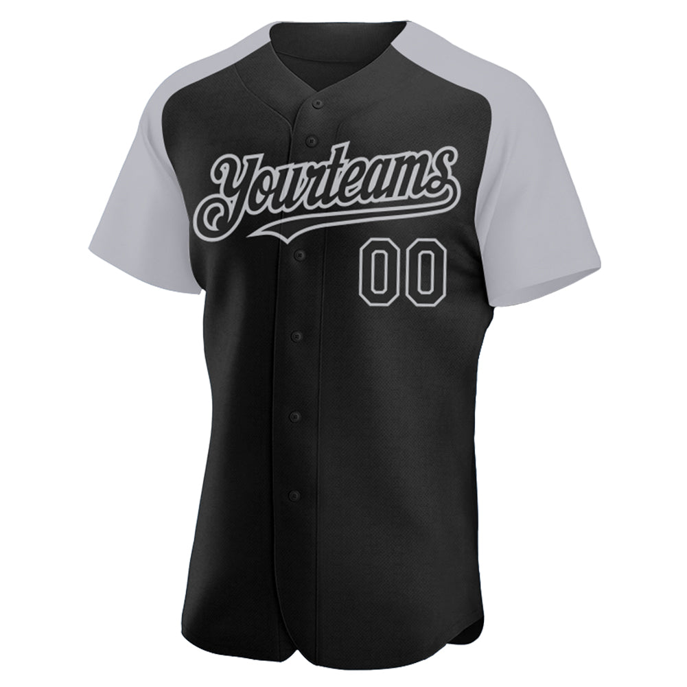 Custom-Black-Gray-Baseball-MLB-Jersey-6862