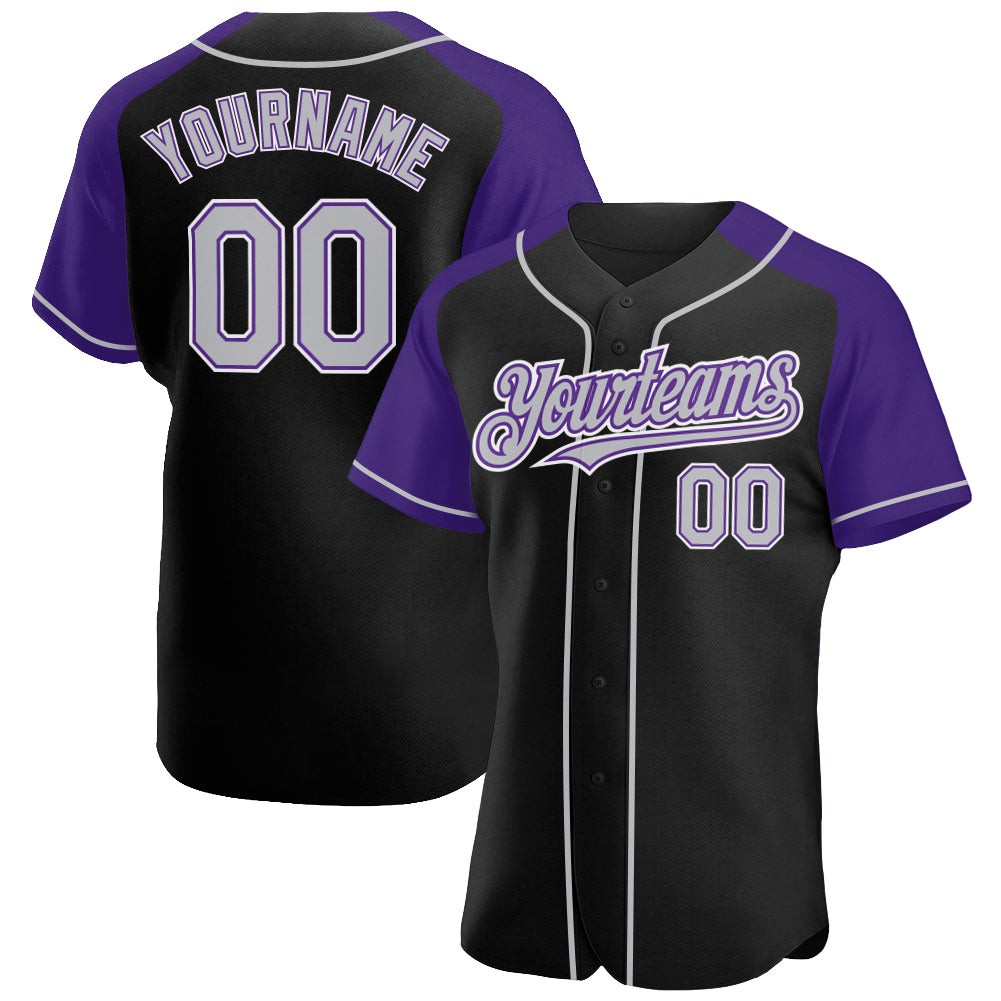 Custom-Black-Gray-Purple-Baseball-MLB-Jersey-4244