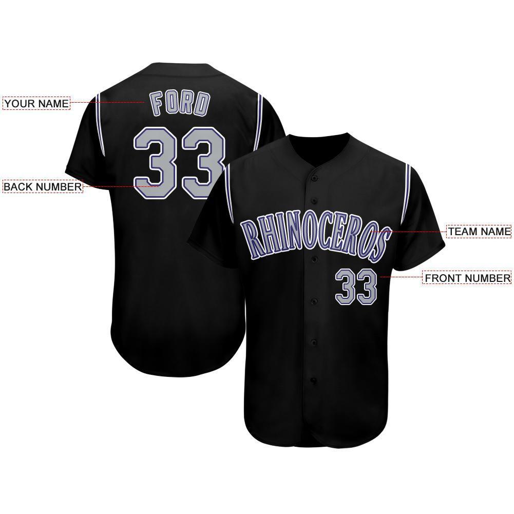 Custom-Black-Gray-Purple-Baseball-MLB-Jersey-9201