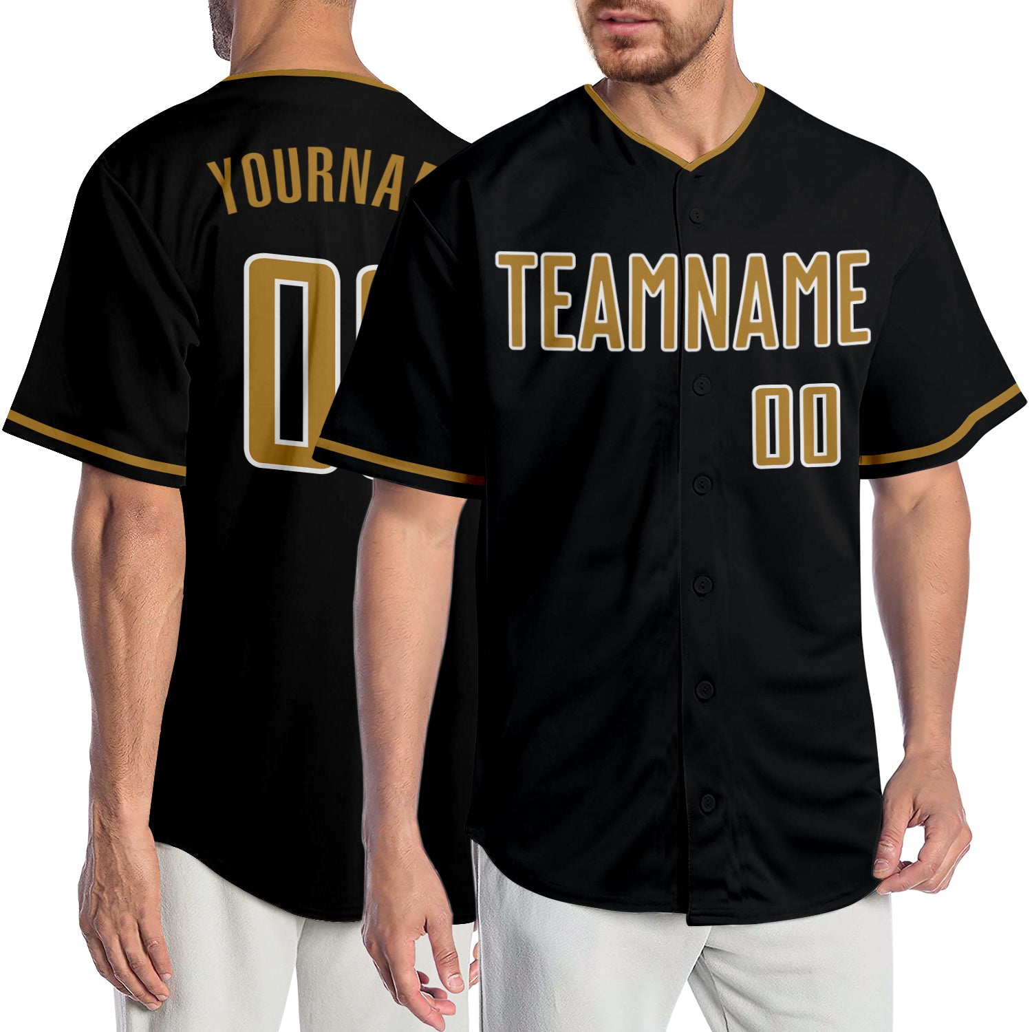 Custom-Black-Old-Gold-White-Baseball-MLB-Jersey-7139