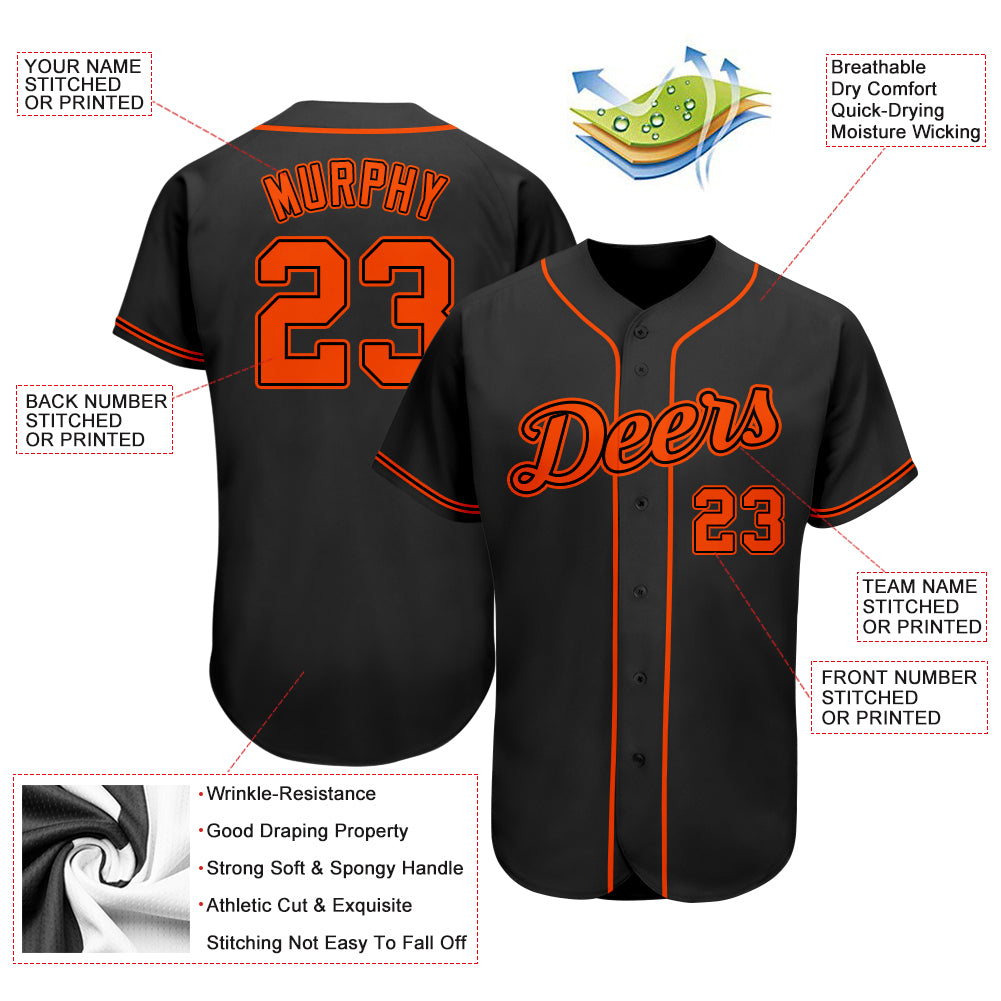 Custom-Black-Orange-Baseball-MLB-Jersey-4673