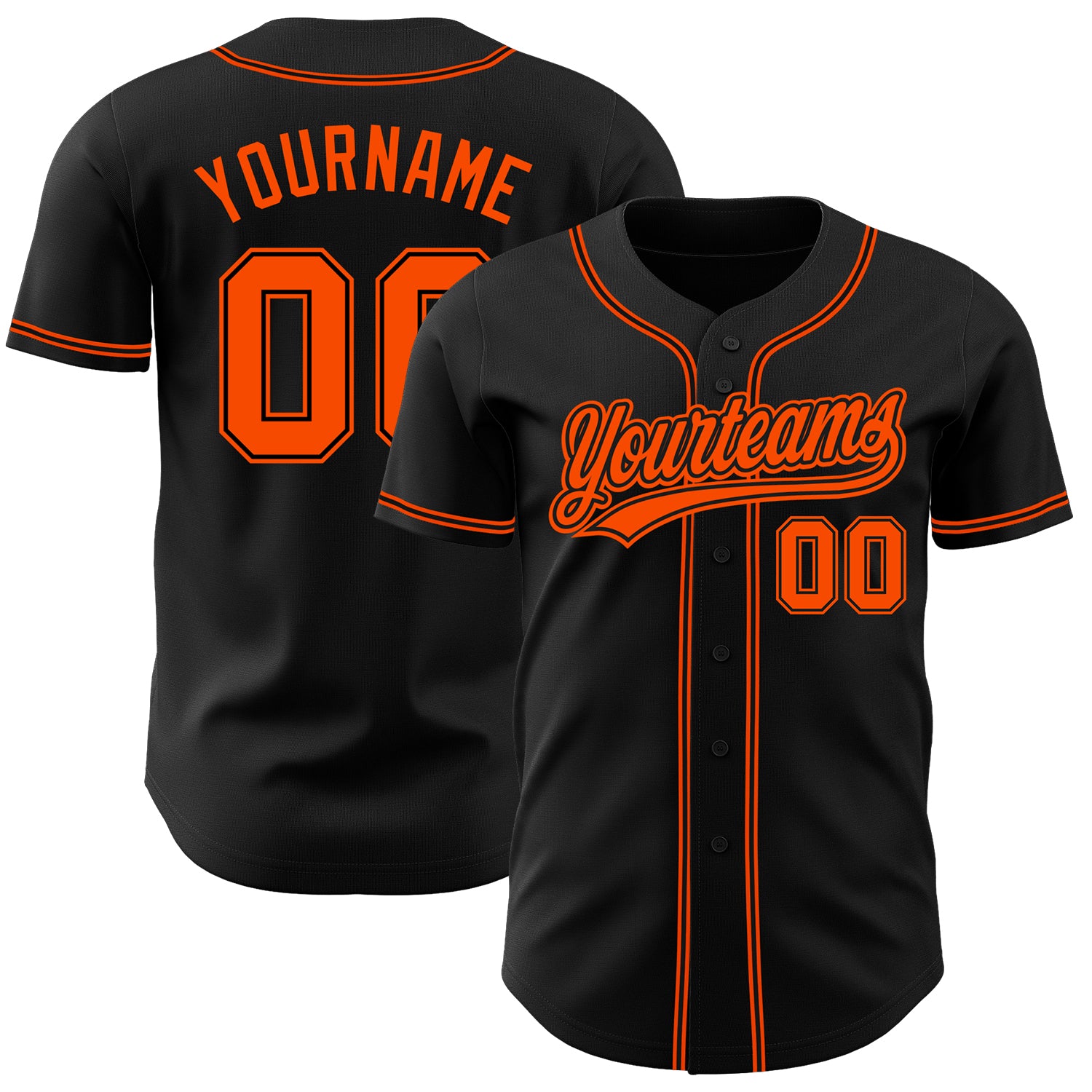 Custom-Black-Orange-Baseball-MLB-Jersey-5804