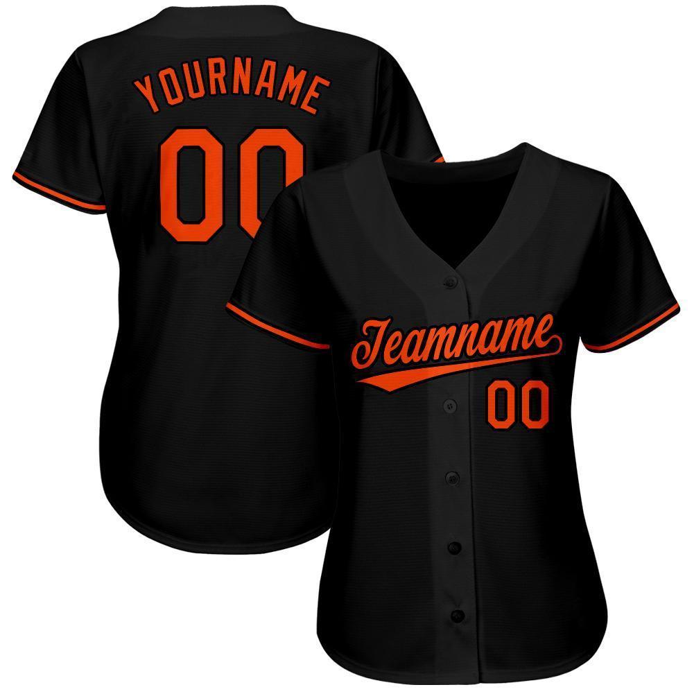 Custom-Black-Orange-Baseball-MLB-Jersey-5934
