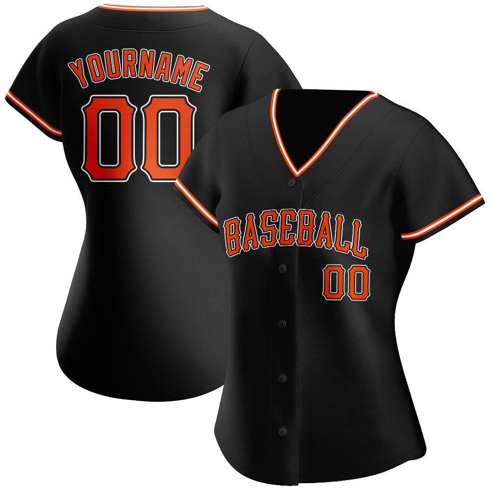 Custom-Black-Orange-White-Baseball-MLB-Jersey-1664
