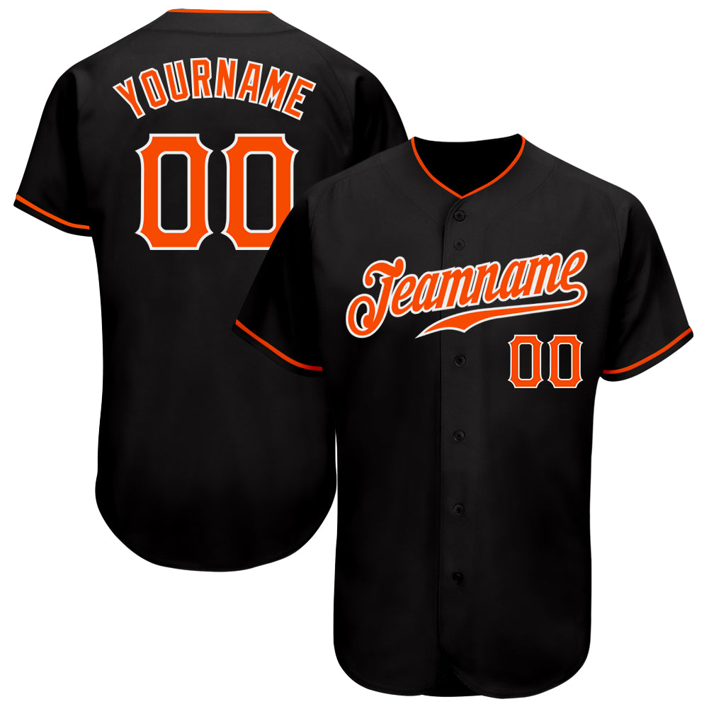 Custom-Black-Orange-White-Baseball-MLB-Jersey-3874