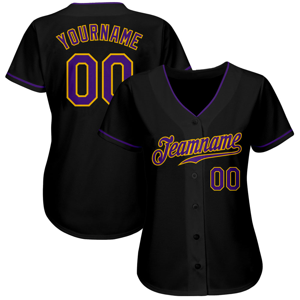 Custom-Black-Purple-Gold-Baseball-MLB-Jersey-9216
