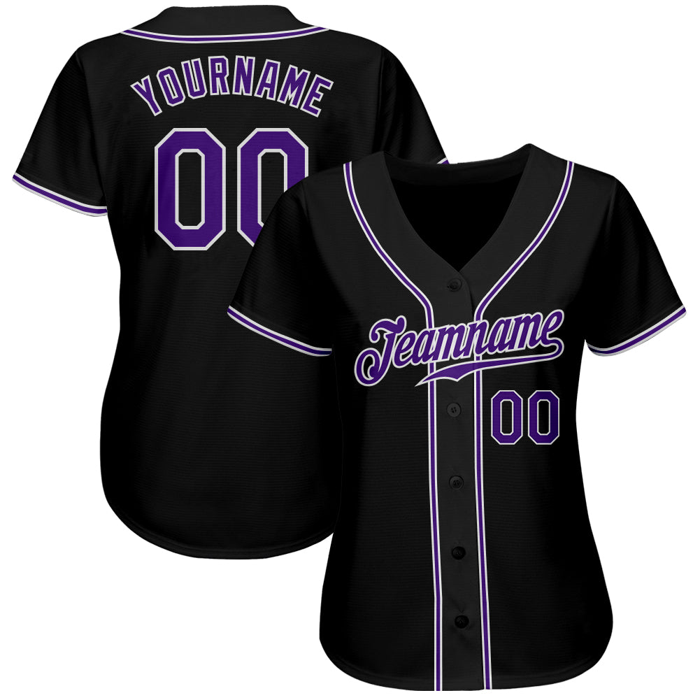 Custom-Black-Purple-White-Baseball-MLB-Jersey-3335