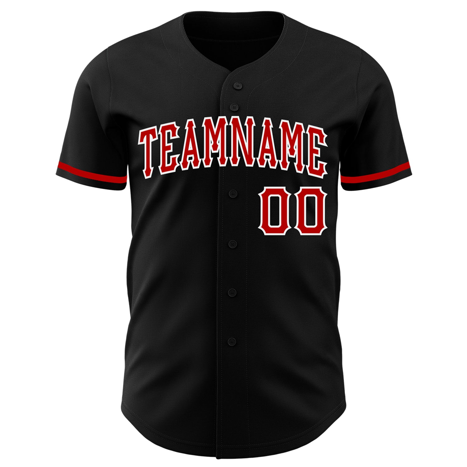 Custom-Black-Red-White-Baseball-MLB-Jersey-4043
