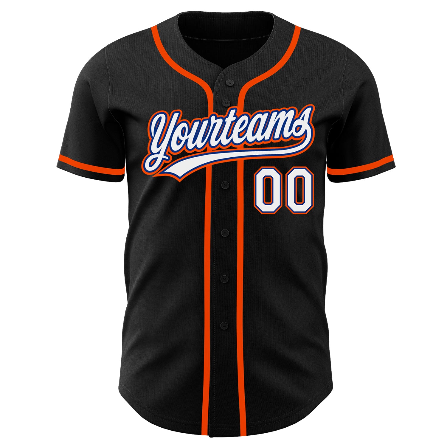 Custom-Black-White-Royal-Orange-Baseball-MLB-Jersey-1037