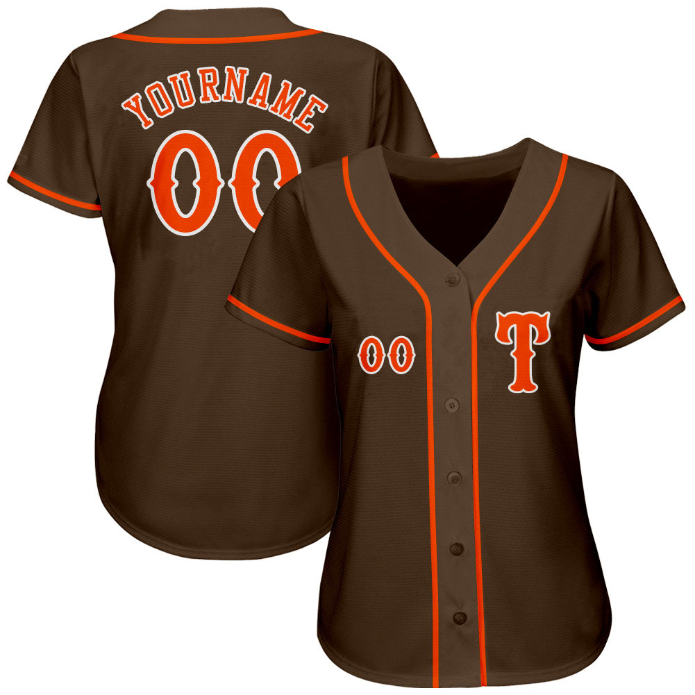 Custom-Brown-Orange-White-Baseball-MLB-Jersey-1646