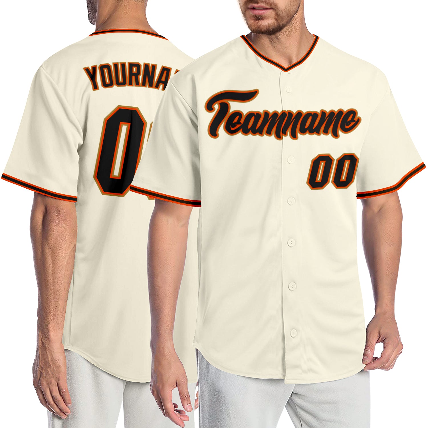Custom-Cream-Black-Orange-Old-Gold-Baseball-MLB-Jersey-4295