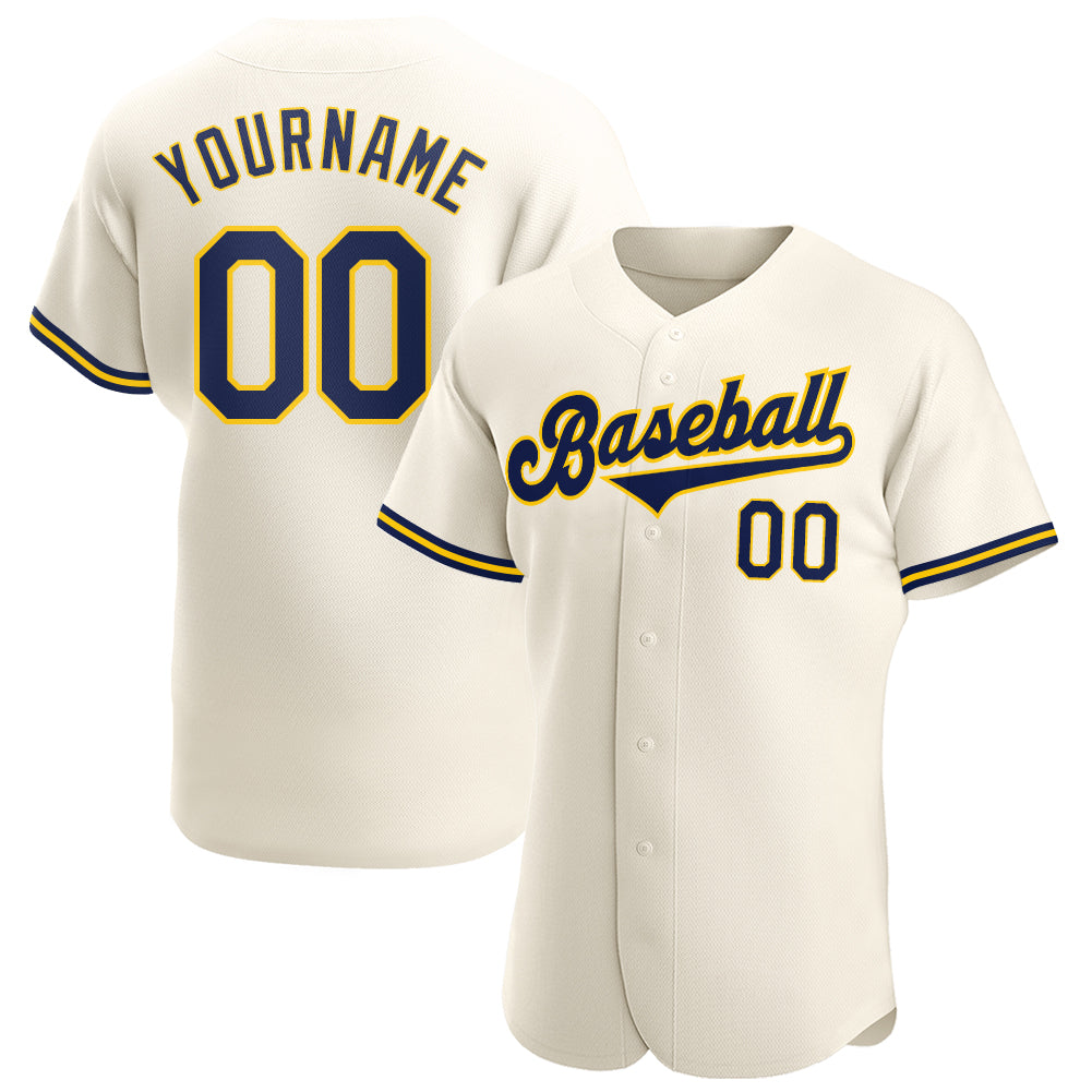 Custom-Cream-Navy-Gold-Baseball-MLB-Jersey-3466