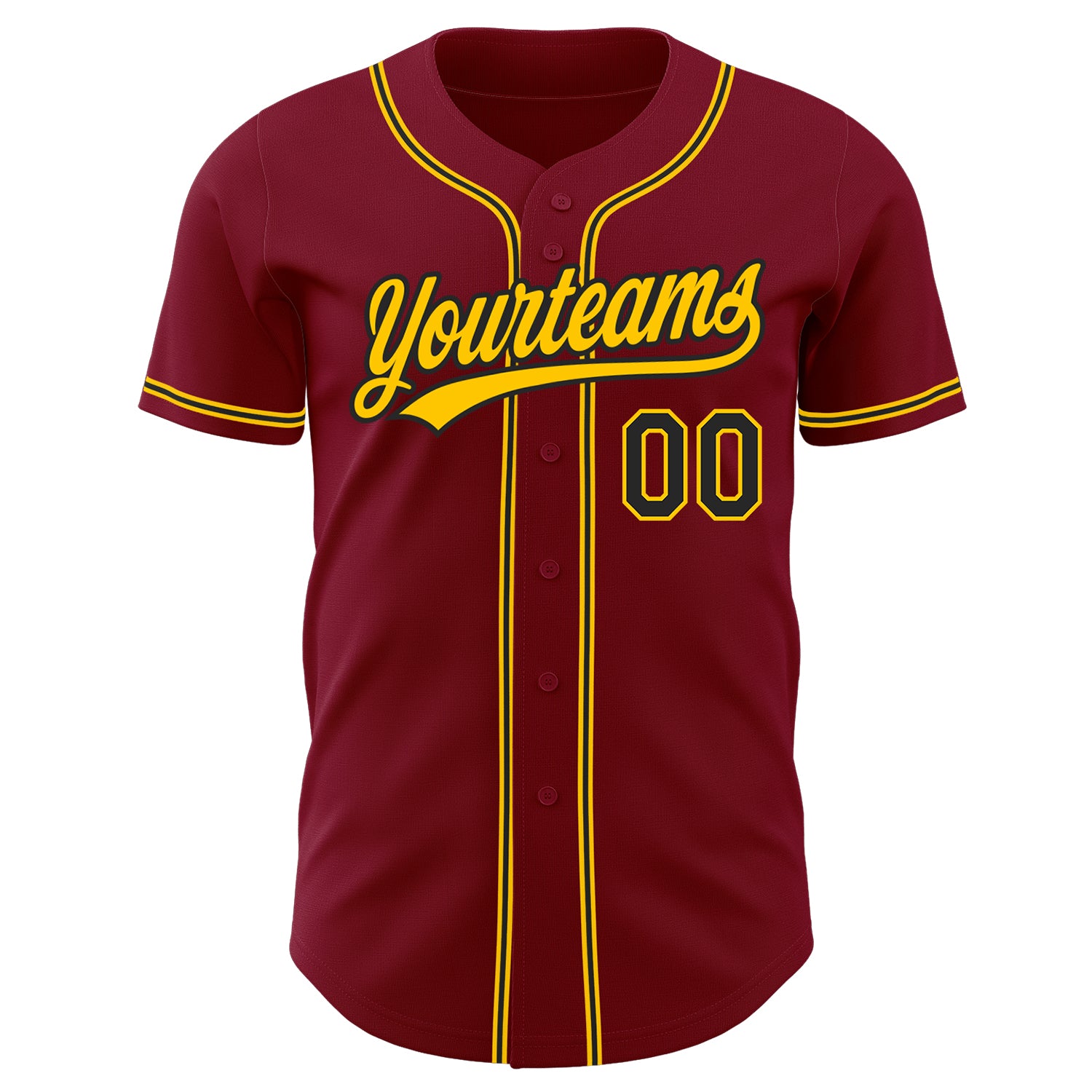 Custom-Crimson-Black-Gold-Baseball-MLB-Jersey-1095