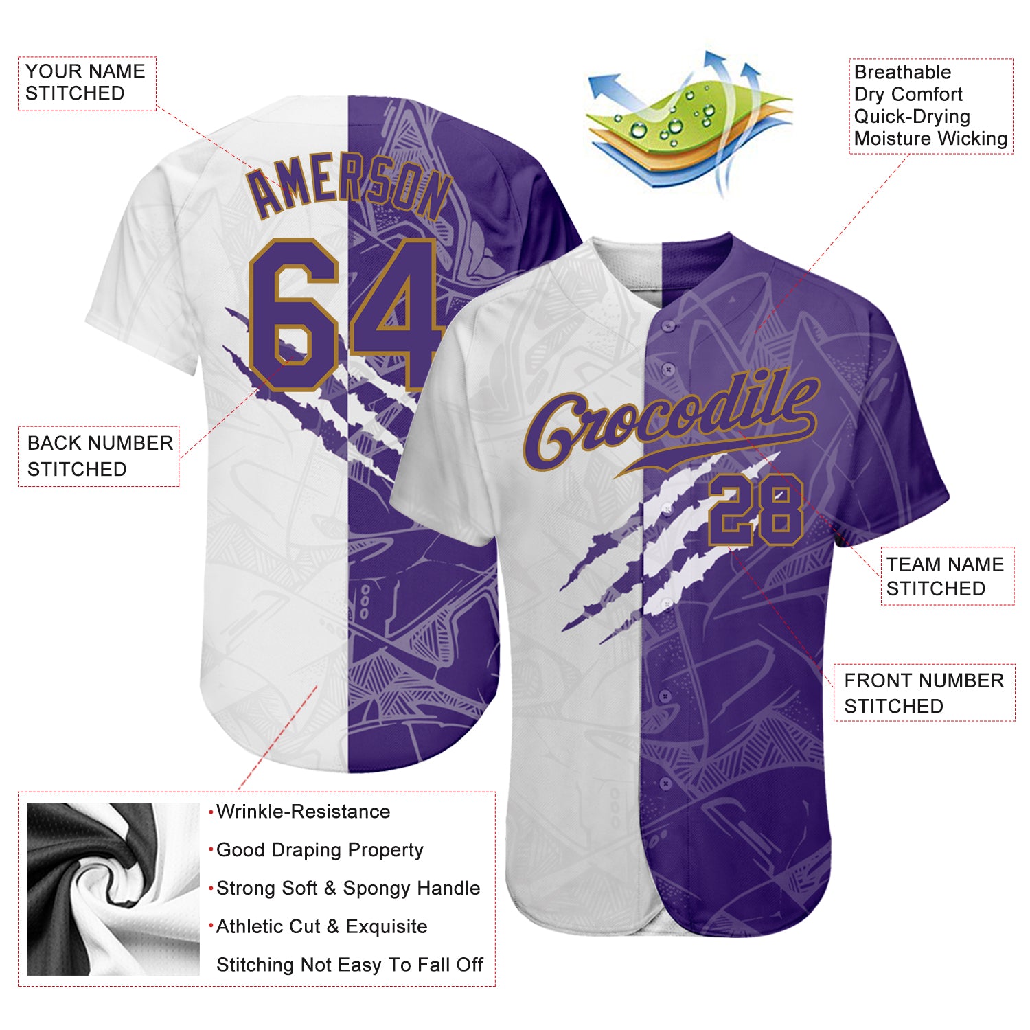 Custom-Graffiti-Pattern-Purple-Old-Gold-3D-Baseball-MLB-Jersey-2931