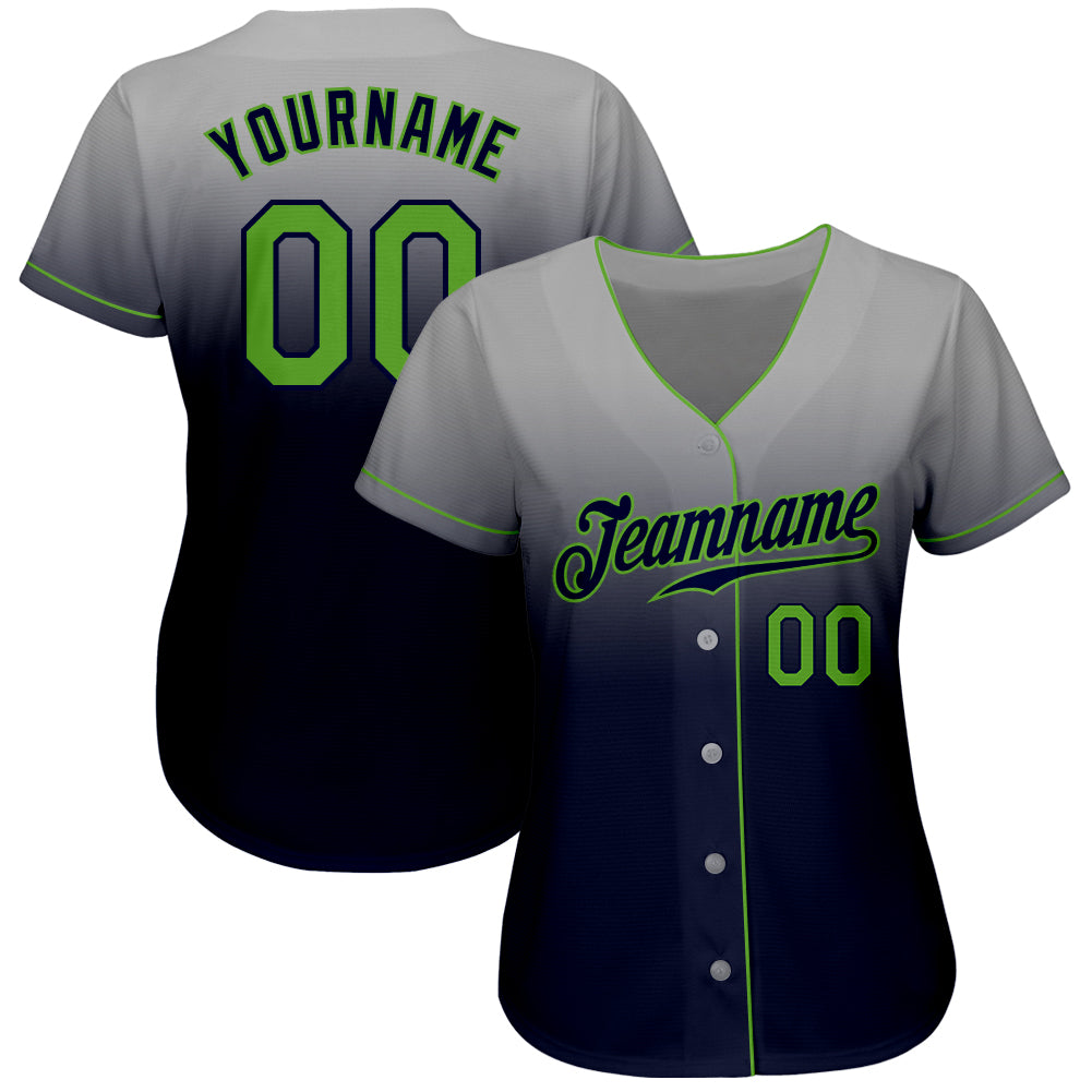 Custom-Gray-Neon-Green-Navy-Fade-Fashion-Baseball-MLB-Jersey-2052