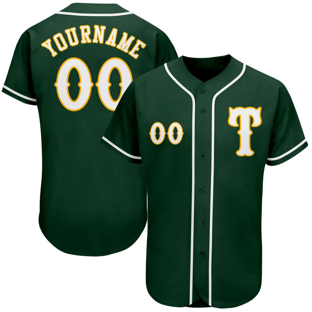 Custom-Green-White-Gold-Baseball-MLB-Jersey-3557