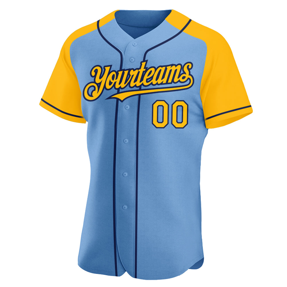 Custom-Light-Blue-Gold-Navy-Baseball-MLB-Jersey-6492