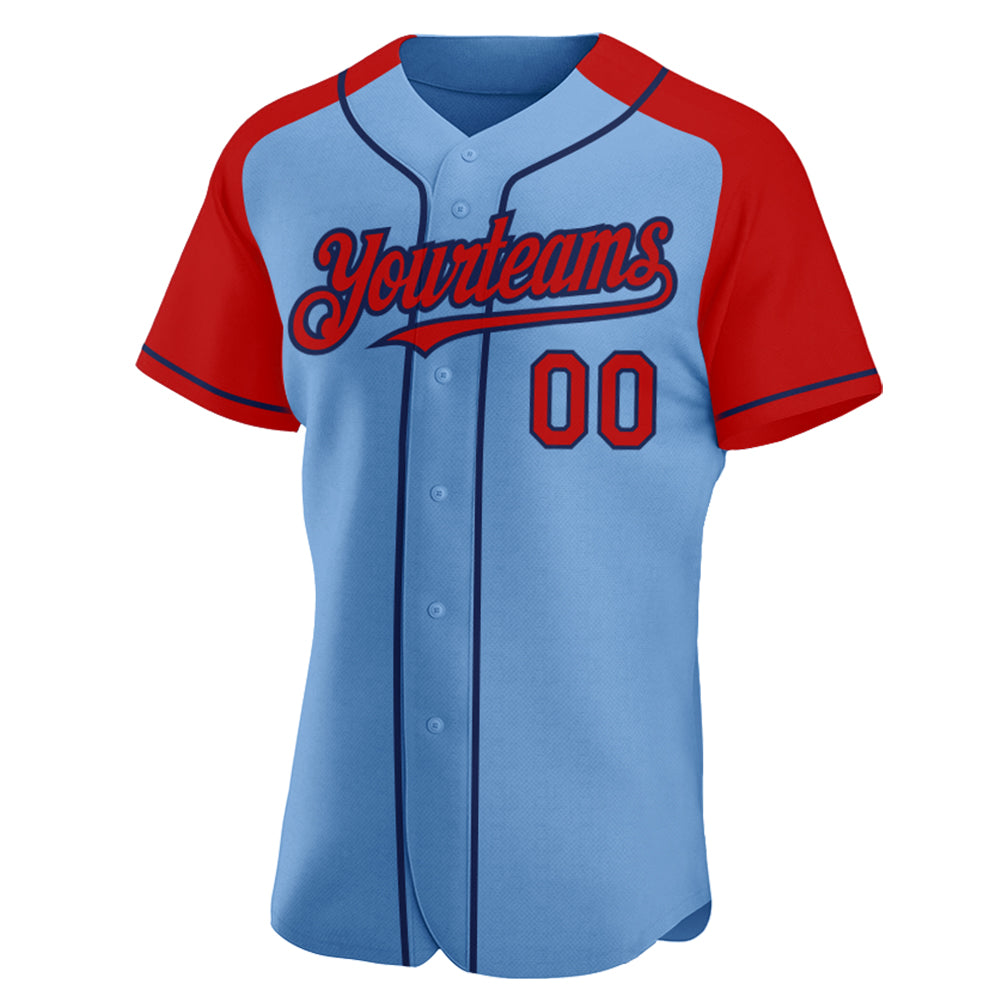 Custom-Light-Blue-Red-Navy-Baseball-MLB-Jersey-5326