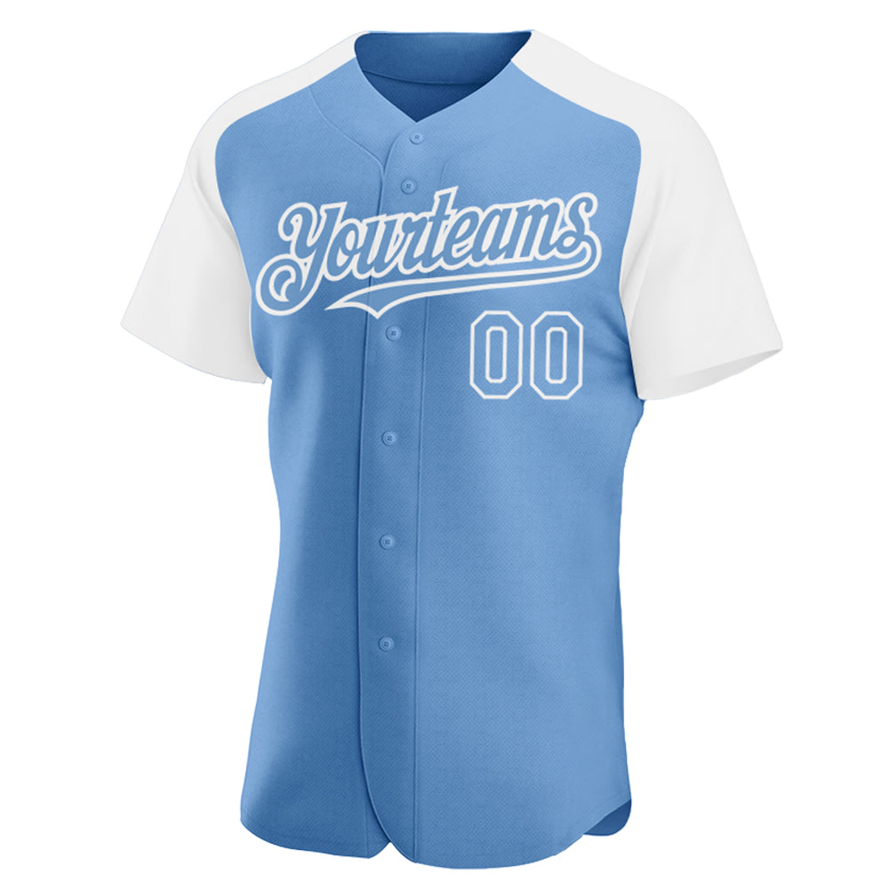 Custom-Light-Blue-White-Baseball-MLB-Jersey-3093