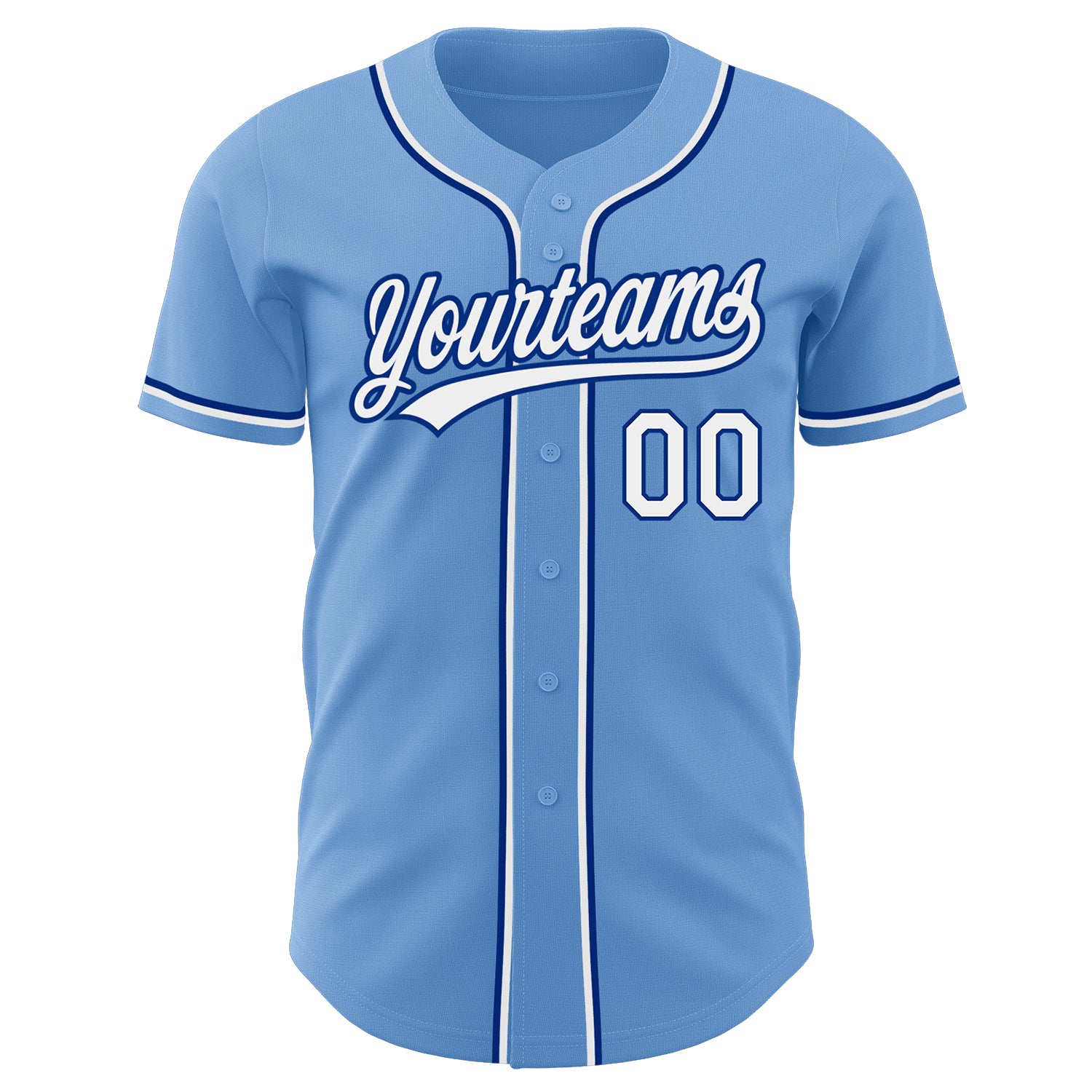 Custom-Light-Blue-White-Royal-Baseball-MLB-Jersey-3881