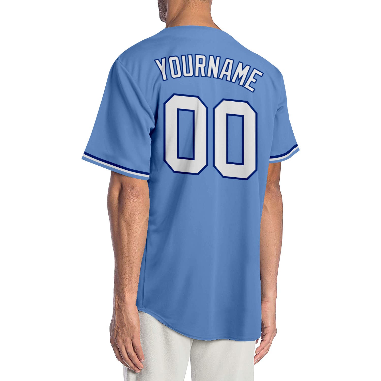 Custom-Light-Blue-White-Royal-Baseball-MLB-Jersey-7410