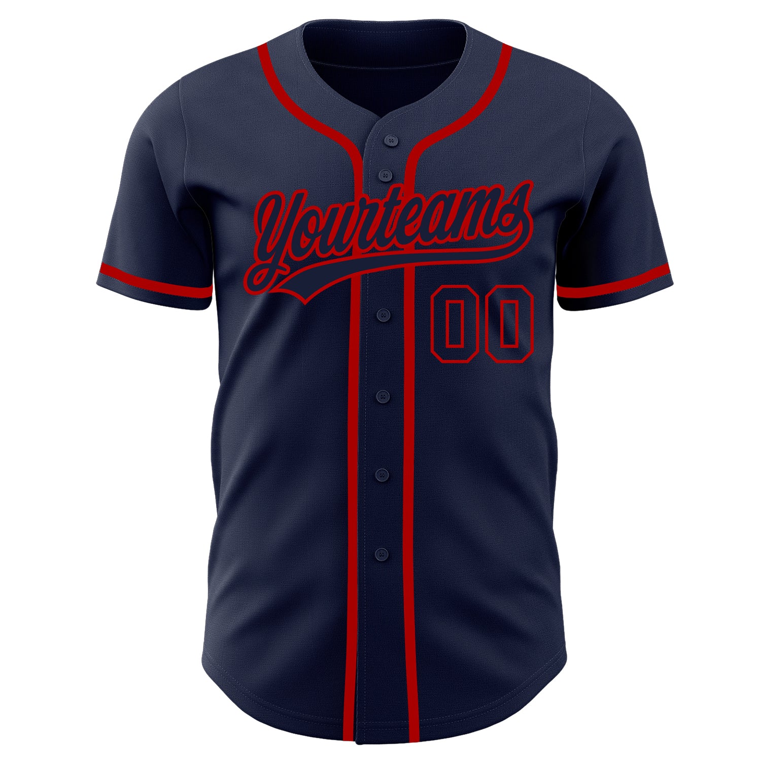 Custom-Navy-Navy-Red-Baseball-MLB-Jersey-4888