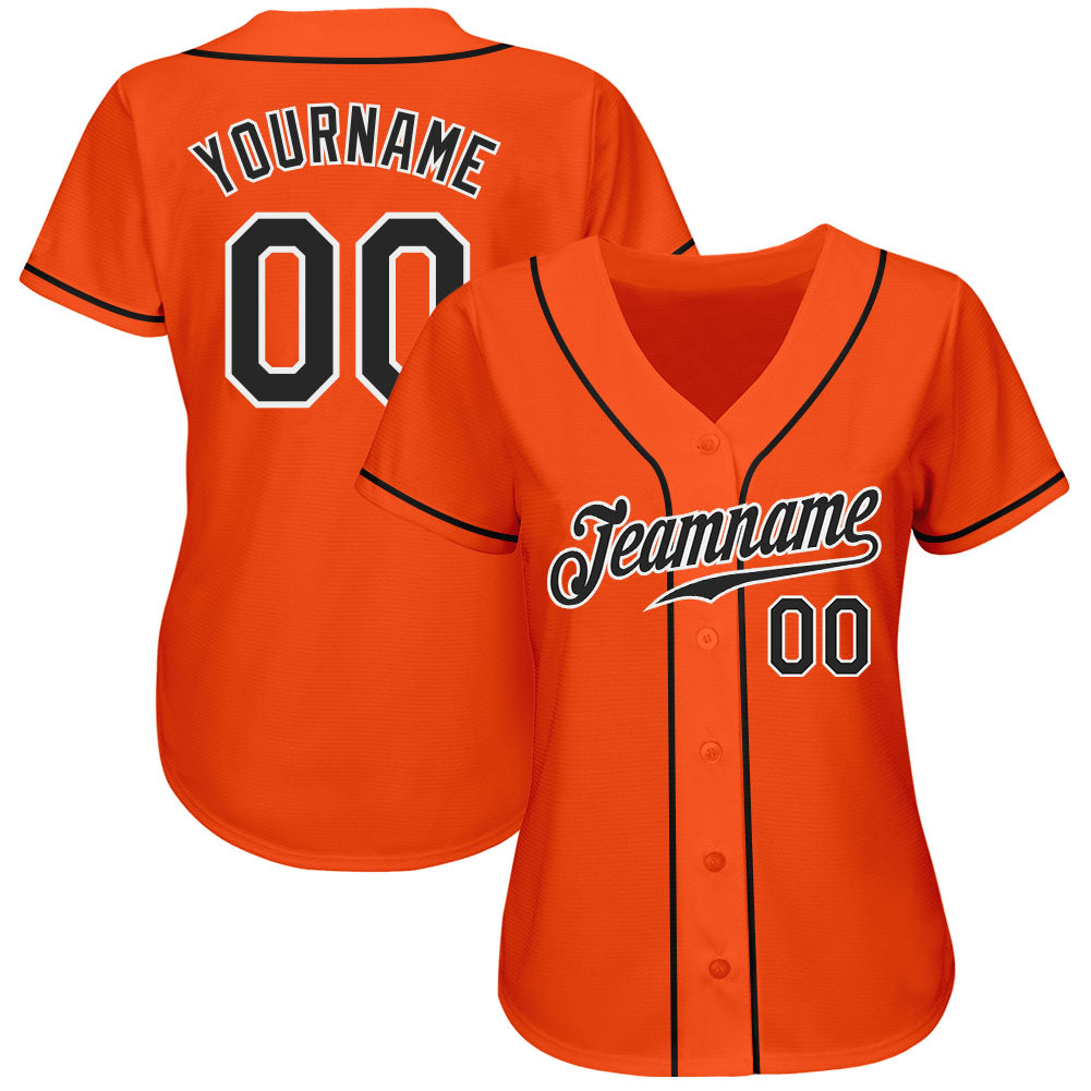 Custom-Orange-Black-White-Baseball-MLB-Jersey-1348