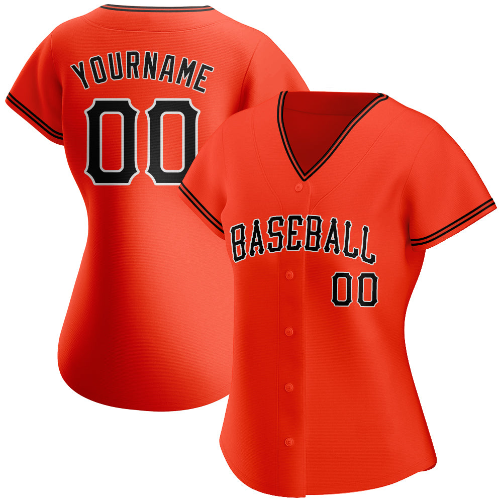 Custom-Orange-Black-White-Baseball-MLB-Jersey-3894