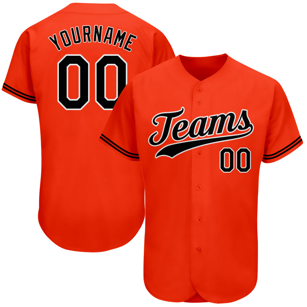 Custom-Orange-Black-White-Baseball-MLB-Jersey-4095
