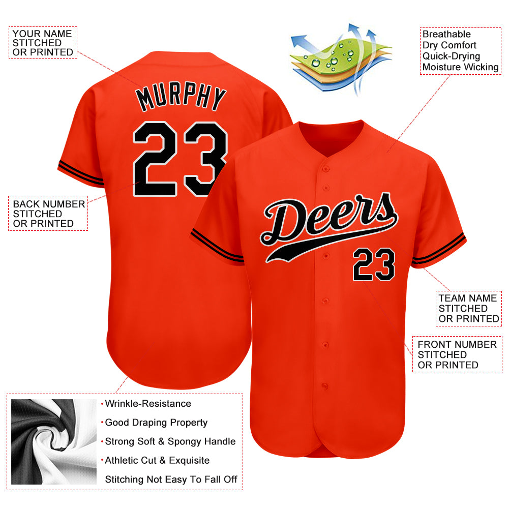 Custom-Orange-Black-White-Baseball-MLB-Jersey-8768