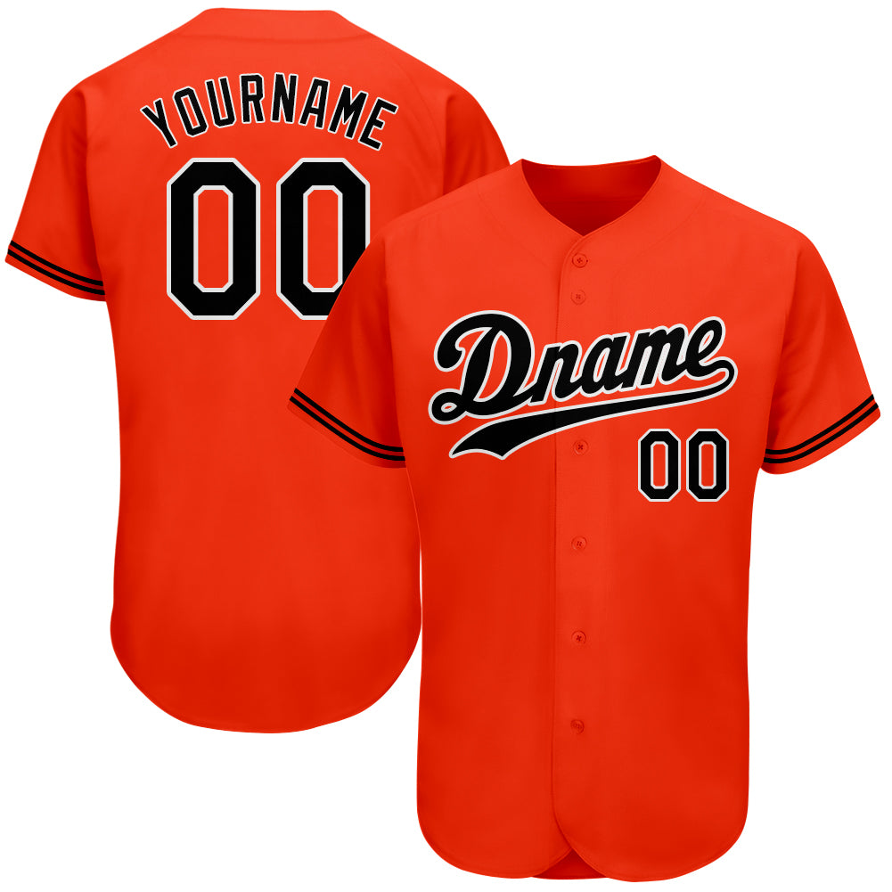 Custom-Orange-Black-White-Baseball-MLB-Jersey-9752