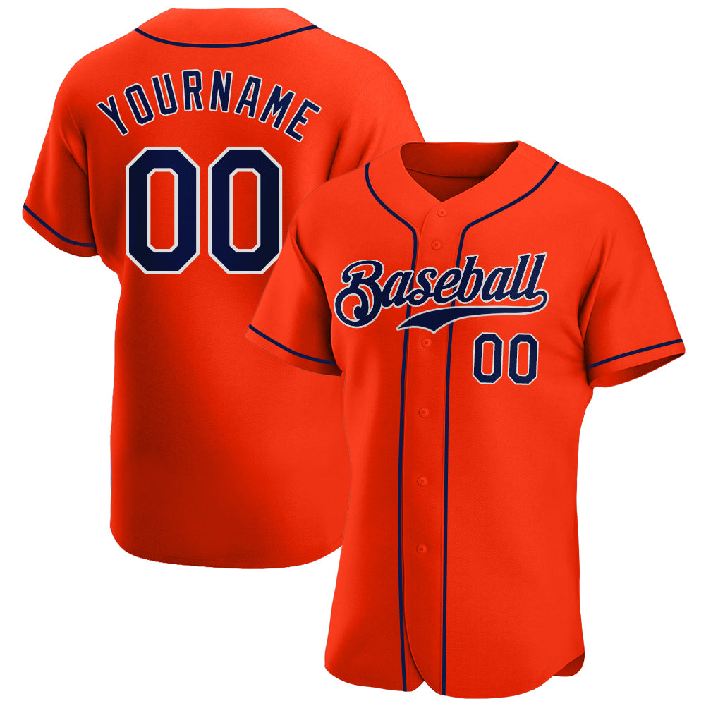 Custom-Orange-Navy-White-Baseball-MLB-Jersey-9445