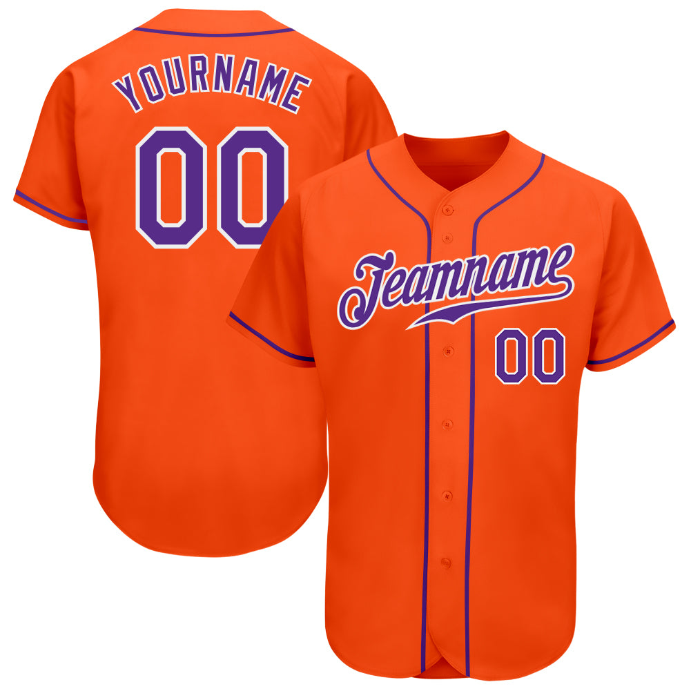Custom-Orange-Purple-White-Baseball-MLB-Jersey-7264