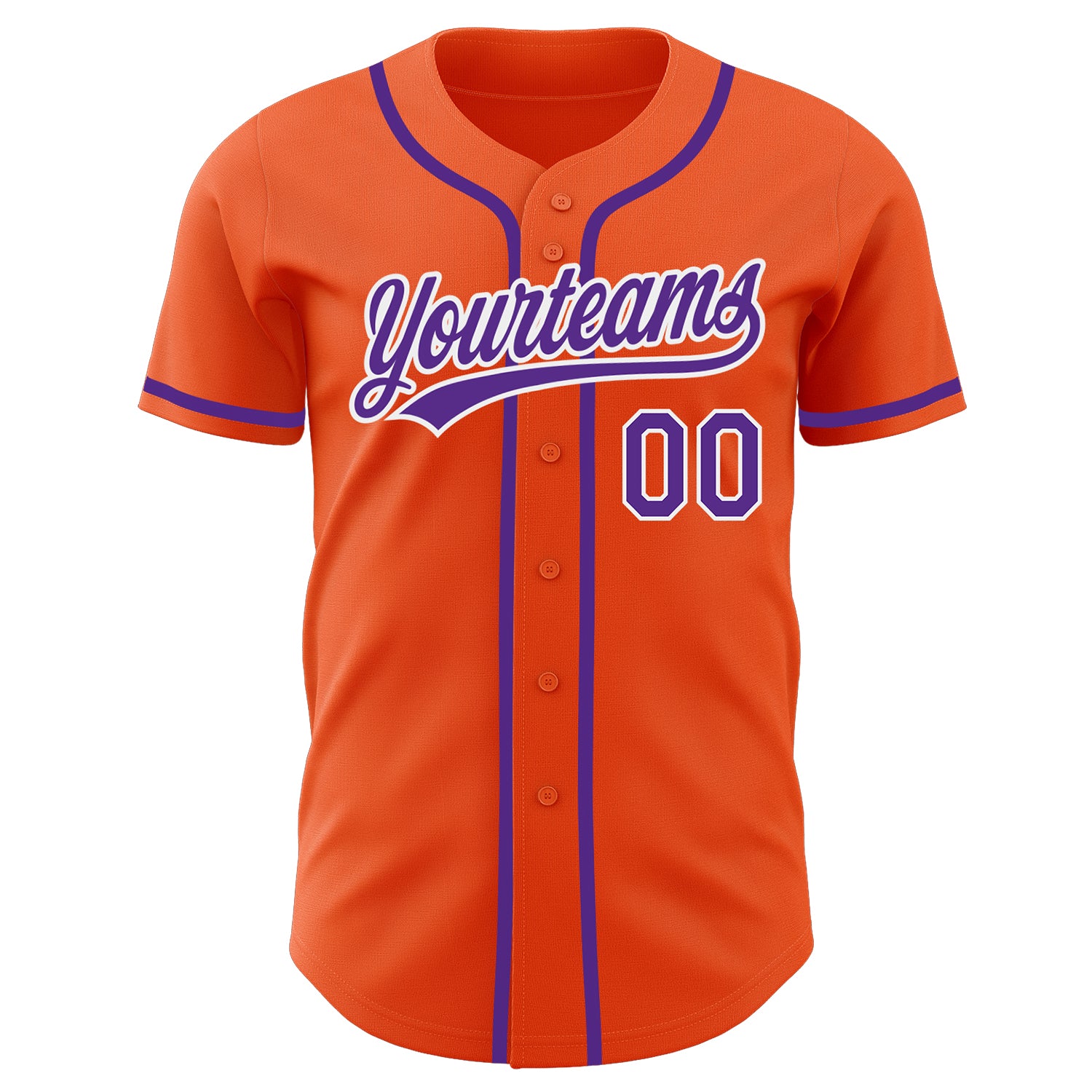 Custom-Orange-Purple-White-Baseball-MLB-Jersey-7477