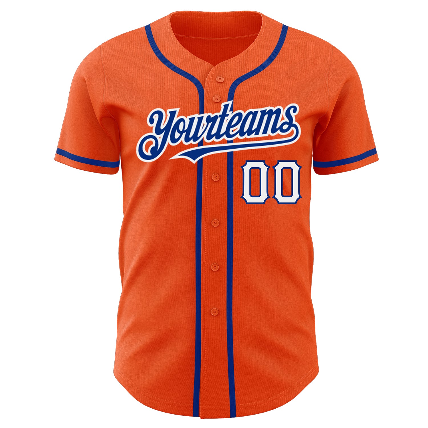 Custom-Orange-Royal-White-Baseball-MLB-Jersey-9419