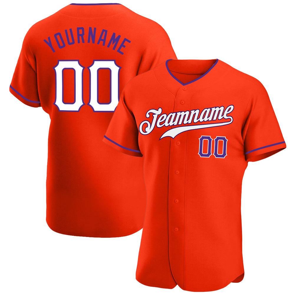 Custom-Orange-White-Purple-Baseball-MLB-Jersey-6035