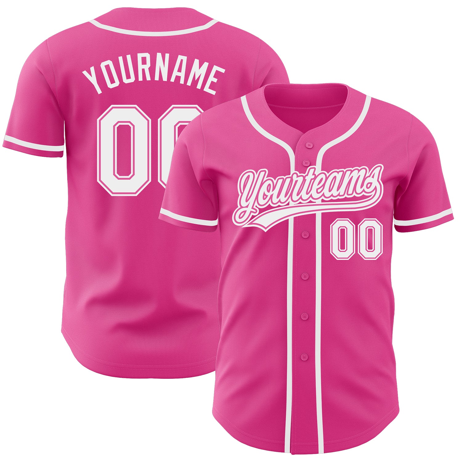 Custom-Pink-White-Baseball-MLB-Jersey-5402