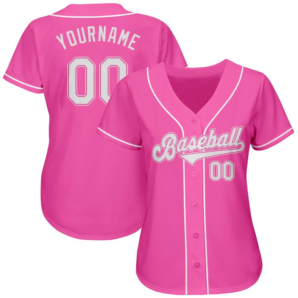 Custom-Pink-White-Baseball-MLB-Jersey-7941