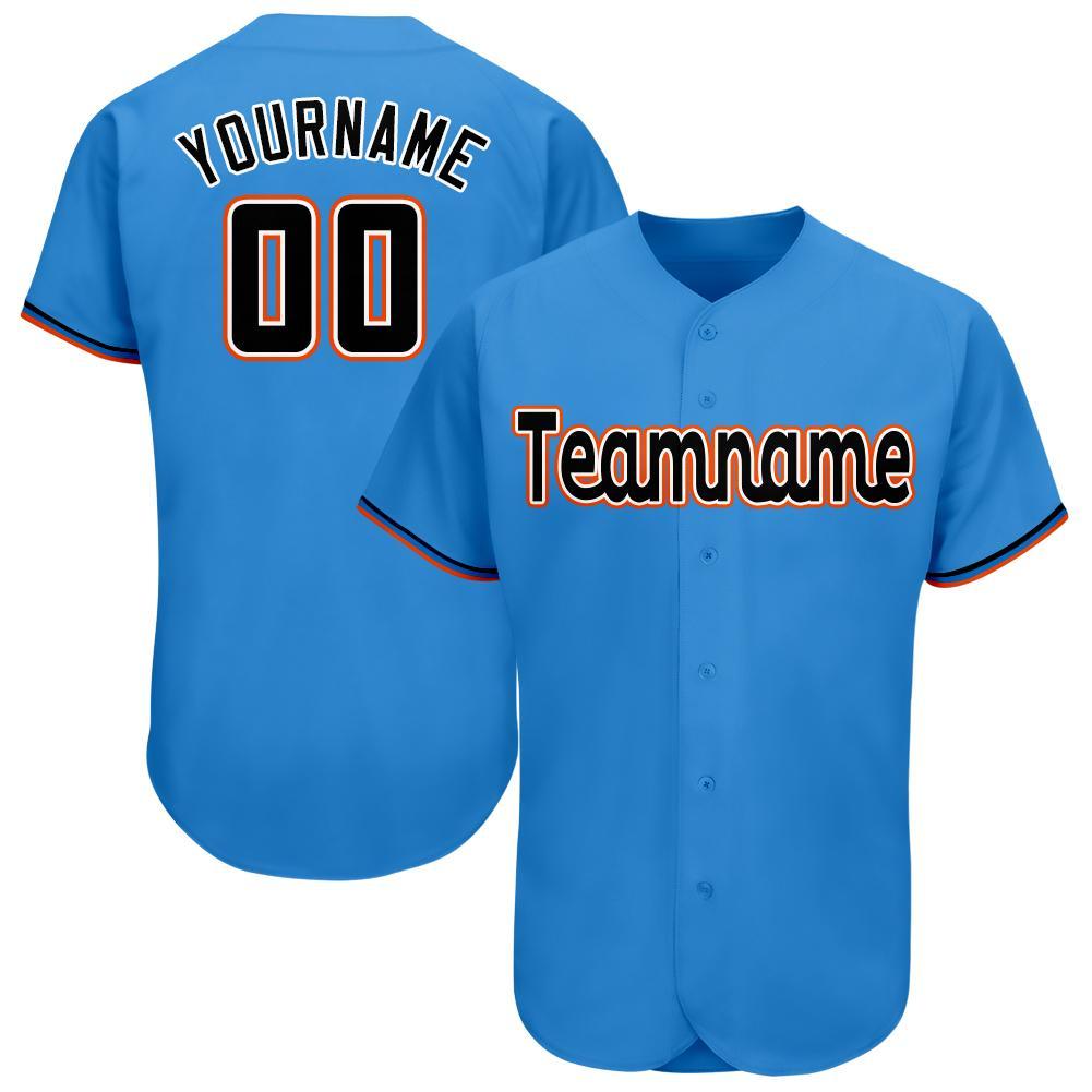 Custom-Powder-Blue-Black-Orange-Baseball-MLB-Jersey-3881
