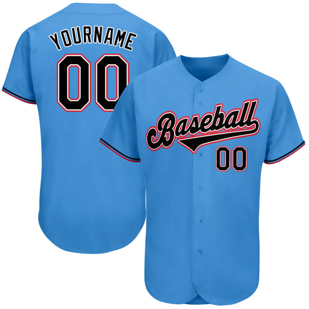 Custom-Powder-Blue-Black-Orange-Baseball-MLB-Jersey-4841