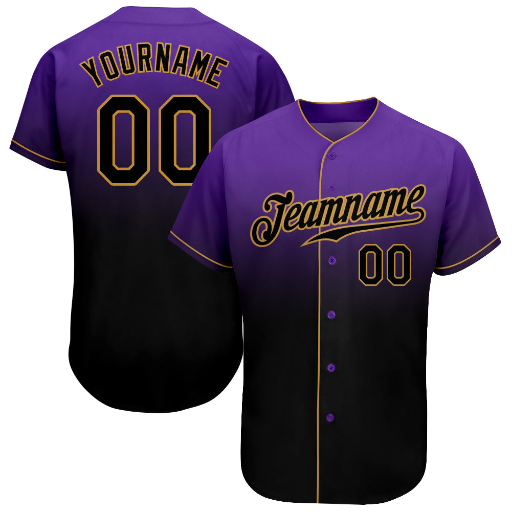 Custom-Purple-Black-Old-Gold-Fade-Fashion-Baseball-MLB-Jersey-3115