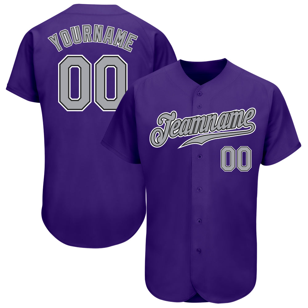 Custom-Purple-Gray-Black-Baseball-MLB-Jersey-3613