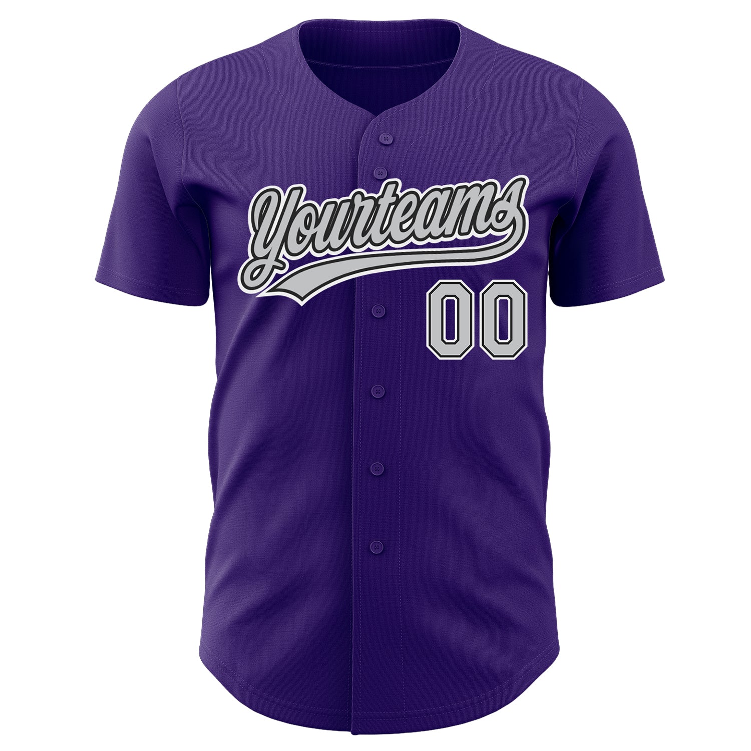 Custom-Purple-Gray-Black-Baseball-MLB-Jersey-5249