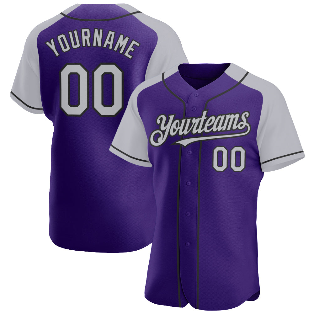 Custom-Purple-Gray-Black-Baseball-MLB-Jersey-6485