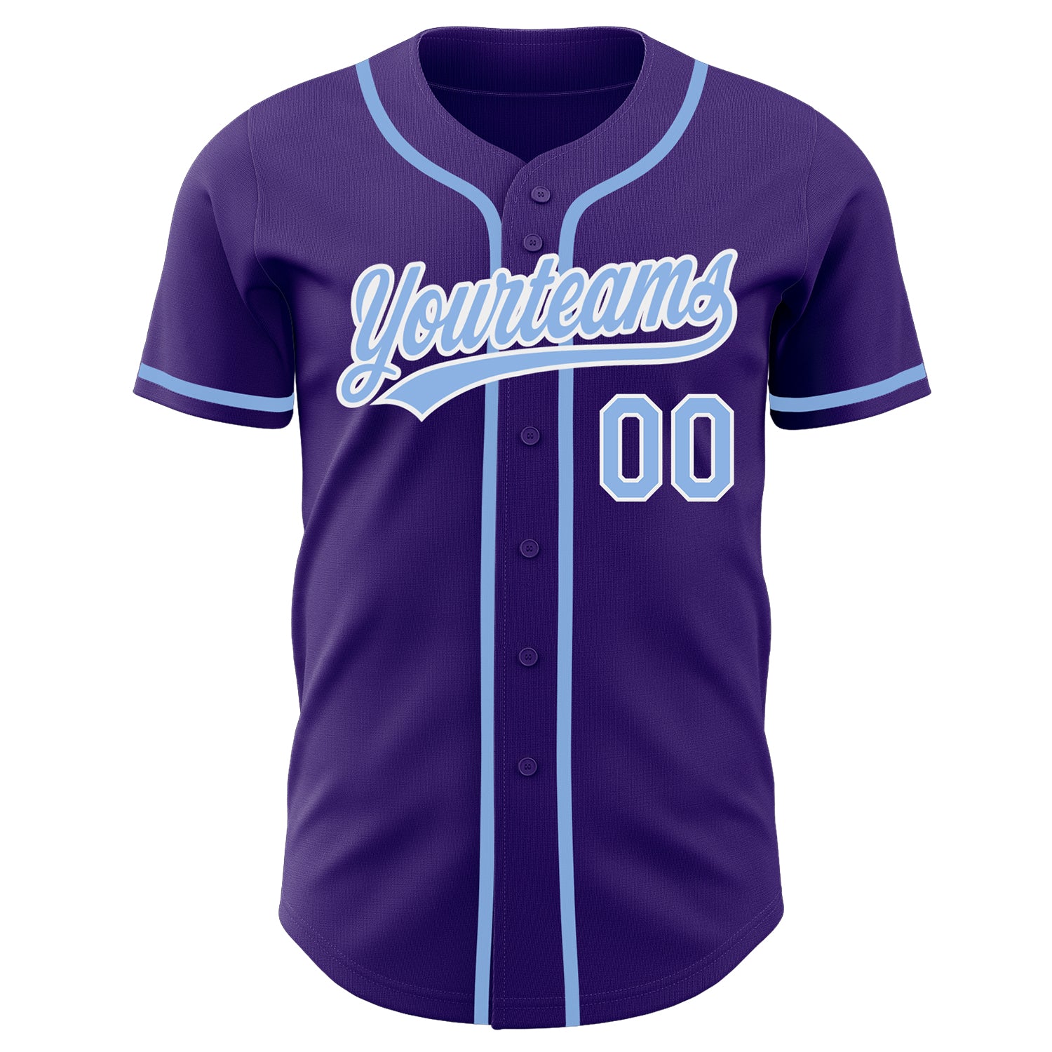 Custom-Purple-Light-Blue-White-Baseball-MLB-Jersey-7841